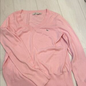 Vineyard Vines Light Pink V-Neck Sweater